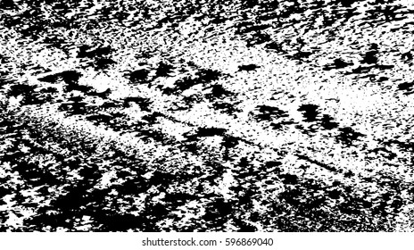 Black and white vintage grunge futuristic background. Suitable to create unique overlay textures with the effect of scratching, breaking, antiquity and old materials.