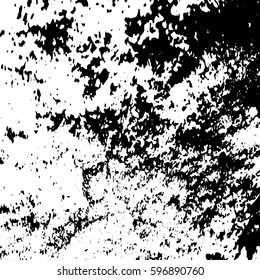 Black and white vintage grunge futuristic background. Suitable to create unique overlay textures with the effect of scratching, breaking, antiquity and old materials.