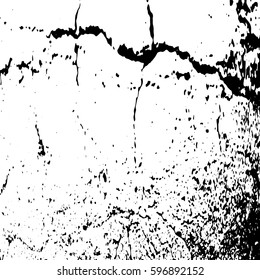 Black and white vintage grunge futuristic background. Suitable to create unique overlay textures with the effect of scratching, breaking, antiquity and old materials.