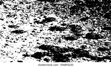 Black and white vintage grunge futuristic background. Suitable to create unique overlay textures with the effect of scratching, breaking, antiquity and old materials.