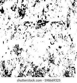 Black and white vintage grunge futuristic background. Suitable to create unique overlay textures with the effect of scratching, breaking, antiquity and old materials.