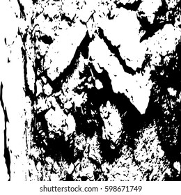 Black and white vintage grunge futuristic background. Suitable to create unique overlay textures with the effect of scratching, breaking, antiquity and old materials.