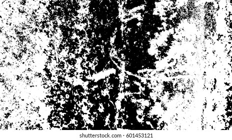 Black and white vintage grunge futuristic background. Suitable to create unique overlay textures with the effect of scratching, breaking, antiquity and old materials.