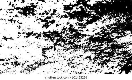 Black and white vintage grunge futuristic background. Suitable to create unique overlay textures with the effect of scratching, breaking, antiquity and old materials.