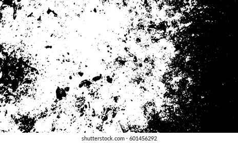 Black and white vintage grunge futuristic background. Suitable to create unique overlay textures with the effect of scratching, breaking, antiquity and old materials.