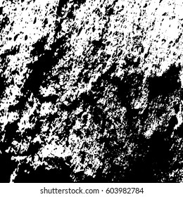 Black and white vintage grunge futuristic background. Suitable to create unique overlay textures with the effect of scratching, breaking, antiquity and old materials.