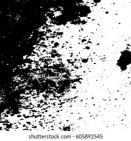 Black and white vintage grunge futuristic background. Suitable to create unique overlay textures with the effect of scratching, breaking, antiquity and old materials.