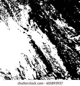 Black and white vintage grunge futuristic background. Suitable to create unique overlay textures with the effect of scratching, breaking, antiquity and old materials.