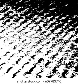 Black and white vintage grunge futuristic background. Suitable to create unique overlay textures with the effect of scratching, breaking, antiquity and old materials.
