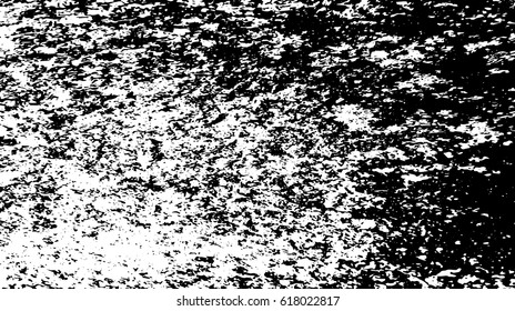 Black and white vintage grunge futuristic background. Suitable to create unique overlay textures with the effect of scratching, breaking, antiquity and old materials.