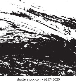 Black and white vintage grunge futuristic background. Suitable to create unique overlay textures with the effect of scratching, breaking, antiquity and old materials.