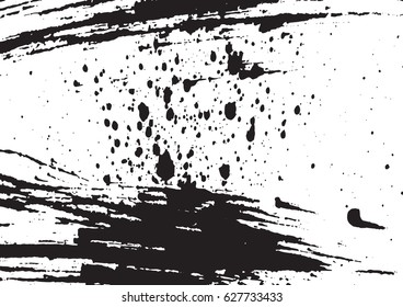 Black and white vintage grunge futuristic background. Suitable to create unique overlay textures with the effect of scratching, breaking, antiquity and old materials.