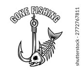 A black and white vintage-style illustration featuring the phrase 