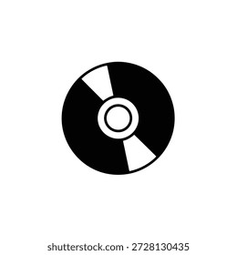 Black and white vinyl record with three white sections