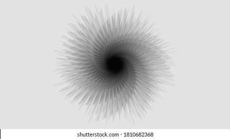 Black and White Vortex Tunnel