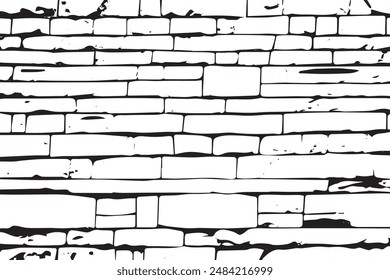 Black and White Wall Detailed Natural Stone Surface