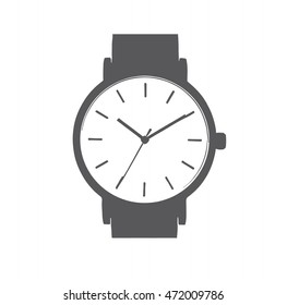 black and white watch