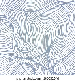 Black and white wave ornament, ornamental hare lace design. Lines pattern. Hand drawn ink pattern made by trace from personal sketch.