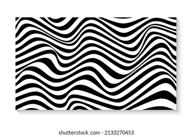 Black and white wave pattern,Black and white line abstract,Black and white wave images for making the background