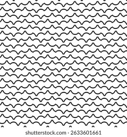 black and white wave pixel art pattern	