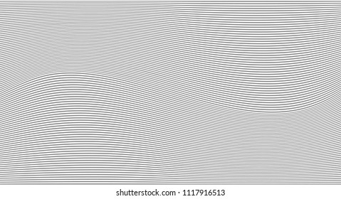 Black and white wave Stripe Background - simple texture for your design. EPS10 vector illustration background