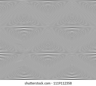 Black and white wave Stripe Background - simple texture for your design. EPS10 vector illustration background