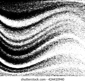 Black and white wavy grunge background