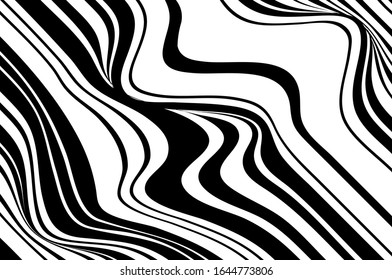 Schwarz-Weiß-Muster. Tierzebra drucken.