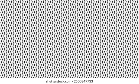 Black and white wavy seamless pattern vector image for backdrop or presentation