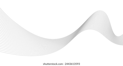 fondo de rayas onduladas en blanco y negro. Ilustración de vector
