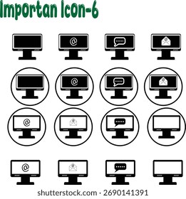 Colección de iconos de Web en blanco y negro con símbolos de Vector simples y modernos, incluido el hogar, 
globo de Internet, sobre de correo electrónico, pin de ubicación e iconos de perfil de usuario. Perfecto para Sitios web, App móviles
