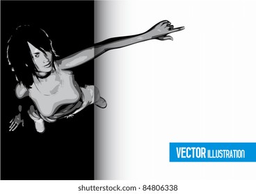 BLACK & WHITE WOMAN 02