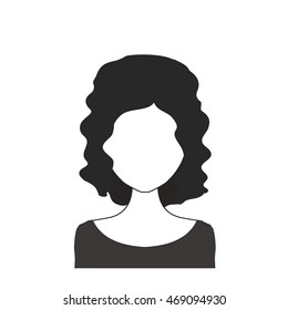Black and white woman avatar 