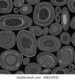 black and white wooden  seamless pattern