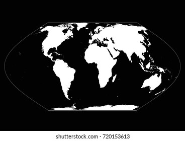 Black and white world in Eckert VI projection