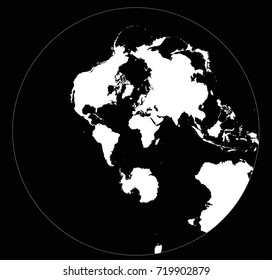 Black and white world in Stereographic projection