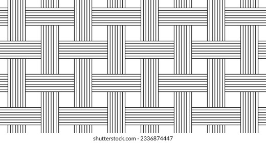 black white woven seamless pattern