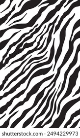 Black and White Zebra Print Pattern