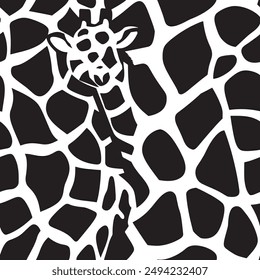	
Black and White Zebra Print Pattern
