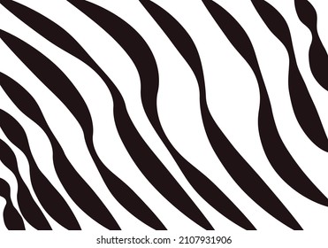 Black and white zebra skin background.