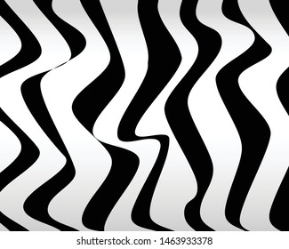 black and white zebra skin vector background,pattern stripe ,animal skin