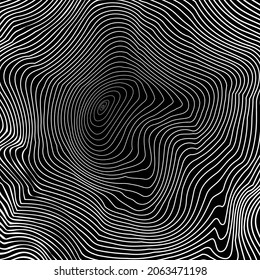 Fondo abstracto de rayas de cebra en blanco y negro. Ilustración del vector