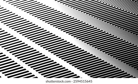 Black and white zig zag line pattern abstract background for backdrop or fabric style