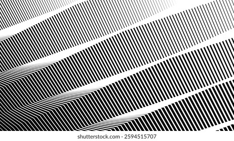 Black and white zig zag line pattern abstract background for backdrop or fabric style