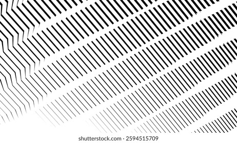 Black and white zig zag line pattern abstract background for backdrop or fabric style