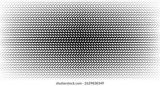 Black and white zig zag line pattern abstract background. Ripple bold monochrome background.