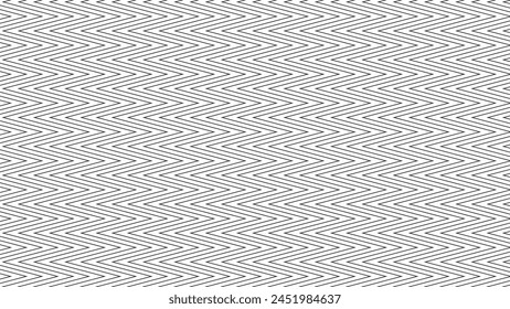 Black and white zig zag pattern background for fabric style or texture element