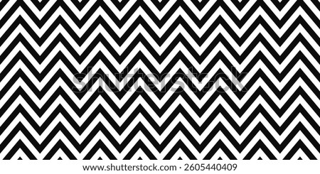 black and white zig zag seamless pattern for textile design	