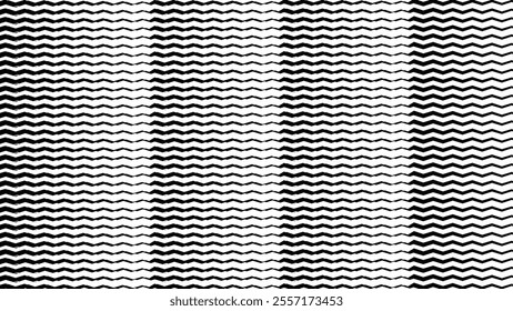 Black and white zig zag stripes line pattern abstract background for backdrop or fabric style