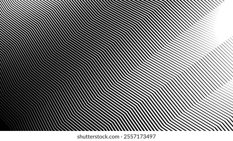 Black and white zig zag stripes line pattern abstract background for backdrop or fabric style